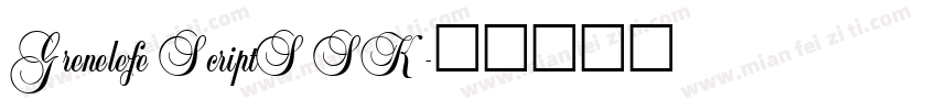 Grenelefe ScriptS SK字体转换